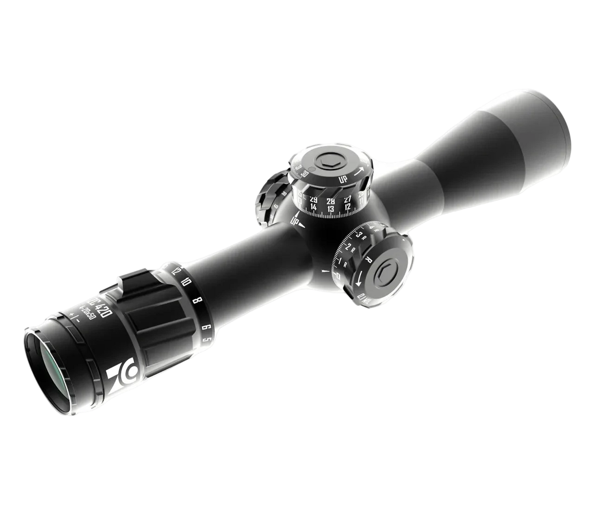 Zero Compromise Optic: ZC420 4-20x50, FFP, MPCT1X, Locking